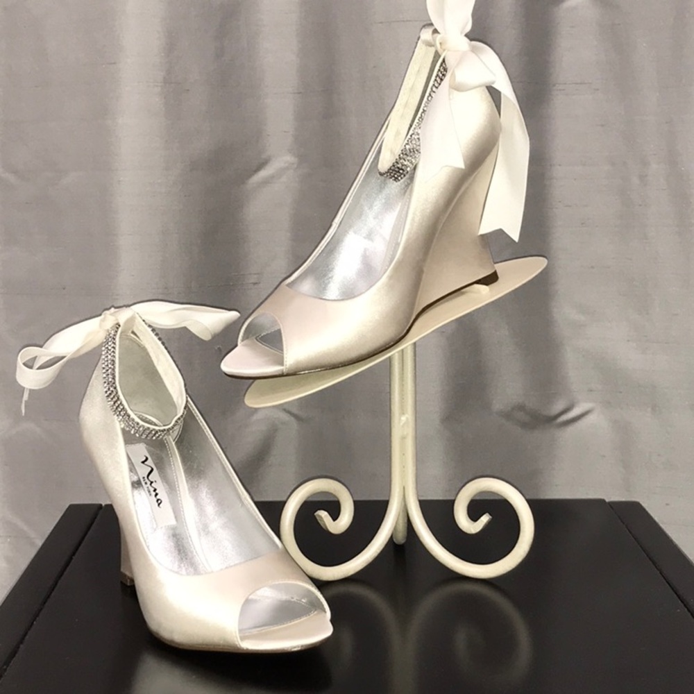 Nina Bridal Wedges